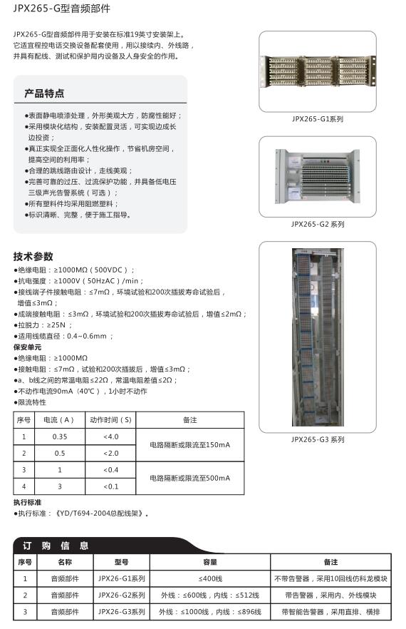 音頻配線架